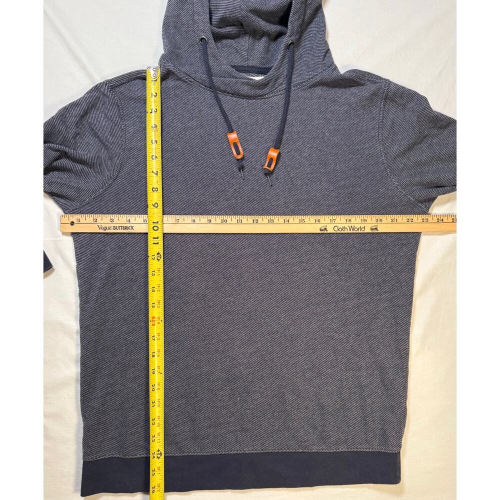 Frederik Anderson Copenhagen Hoodie Mens Large Blue Pullover Sweater Knit - Picture 8 of 10